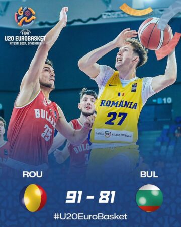 România s-a calificat în sferturile de finală la FIBA U20 EuroBasket Pitesti 2024, Division B Echipa națională masculină de baschet U20 a României a obținut o performanță remarcabilă la FIBA U20 EuroBasket Pitesti 2024