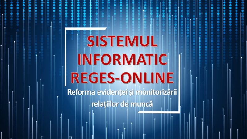 ITM Dâmbovița: Schimbări și îmbunătățiri aduse platformei REGES – REVISAL în cadrul proiectului REGES-ONLINE ITM Dâmbovița anunță că angajatorii sunt invitați să participe la o sesiune online organizată de Inspecția Muncii pe 5 iunie