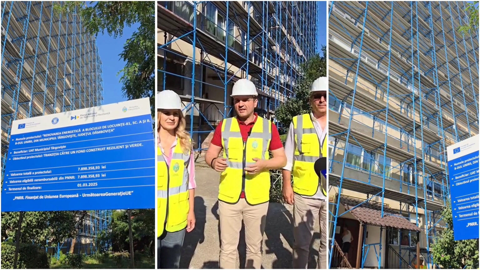 Primăria Târgoviște a dat startul celei mai importante etape de reabilitare termică a blocurilor de locuințe Administrația locală condusă de primarul Daniel Cristian Stan a semnat deja, în cadrul Planului Național de Redresare și Reziliență, Componenta C5 – Valul Renovării