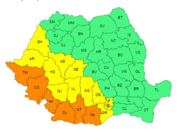 Județul Dâmbovița este și astăzi sub COD GALBEN de CANICULĂ Județul Dâmbovița se confruntă și astăzi cu temperaturi extrem de ridicate și disconfort termic ridicat, fiind sub cod galben de caniculă.