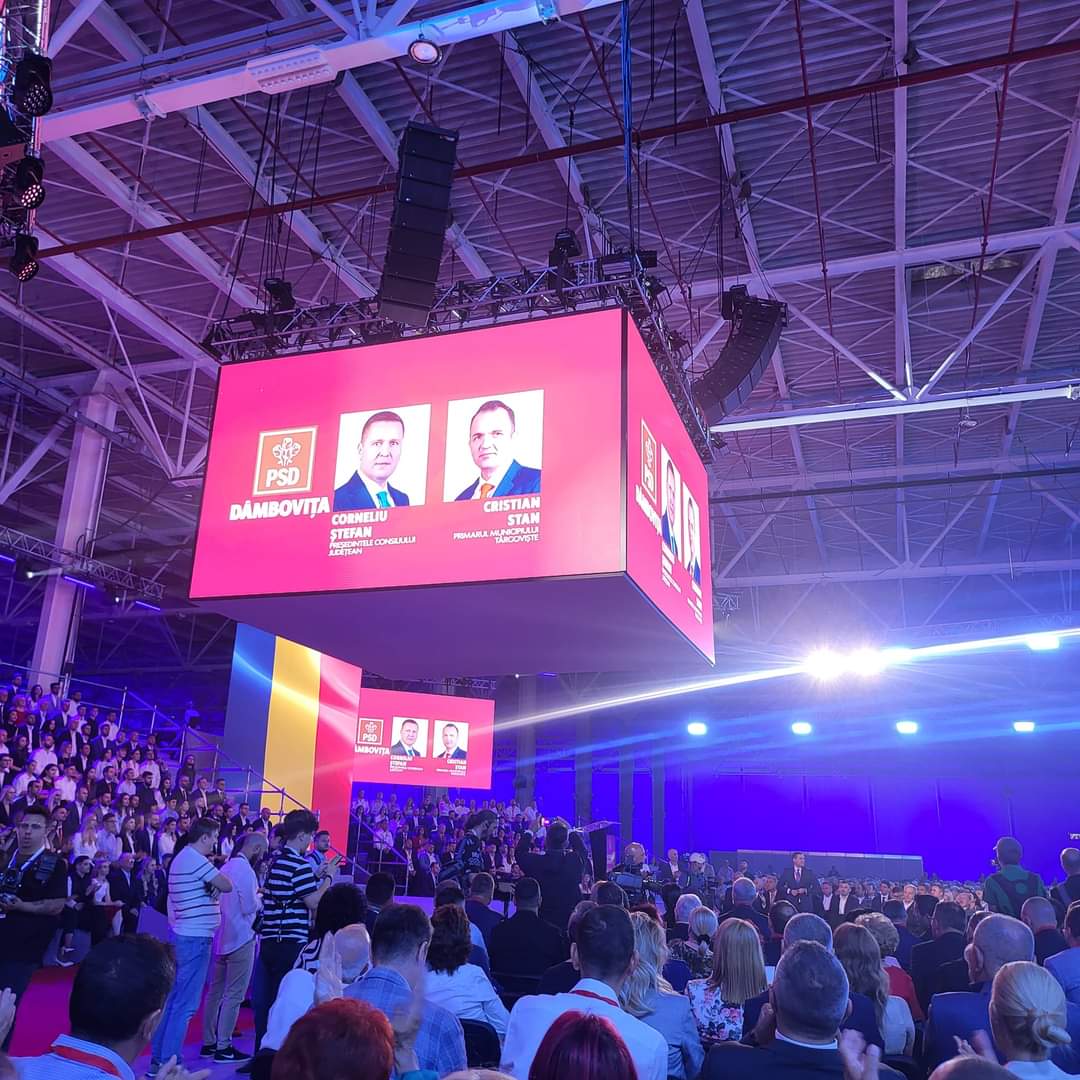 Delegația PSD Dâmbovița, formată din 80 de membrii a participat la Congresul PSD pentru a-și exprima susținerea și alegerea candidatului pentru alegerile prezidențiale.