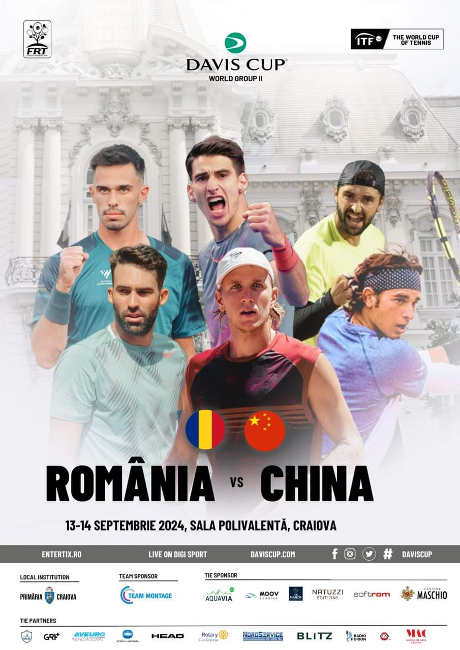 În perioada 13-14 septembrie, România va întâlni China în Grupa Mondială II a competiției. Meciurile se vor disputa la Sala Polivalentă din Craiova.