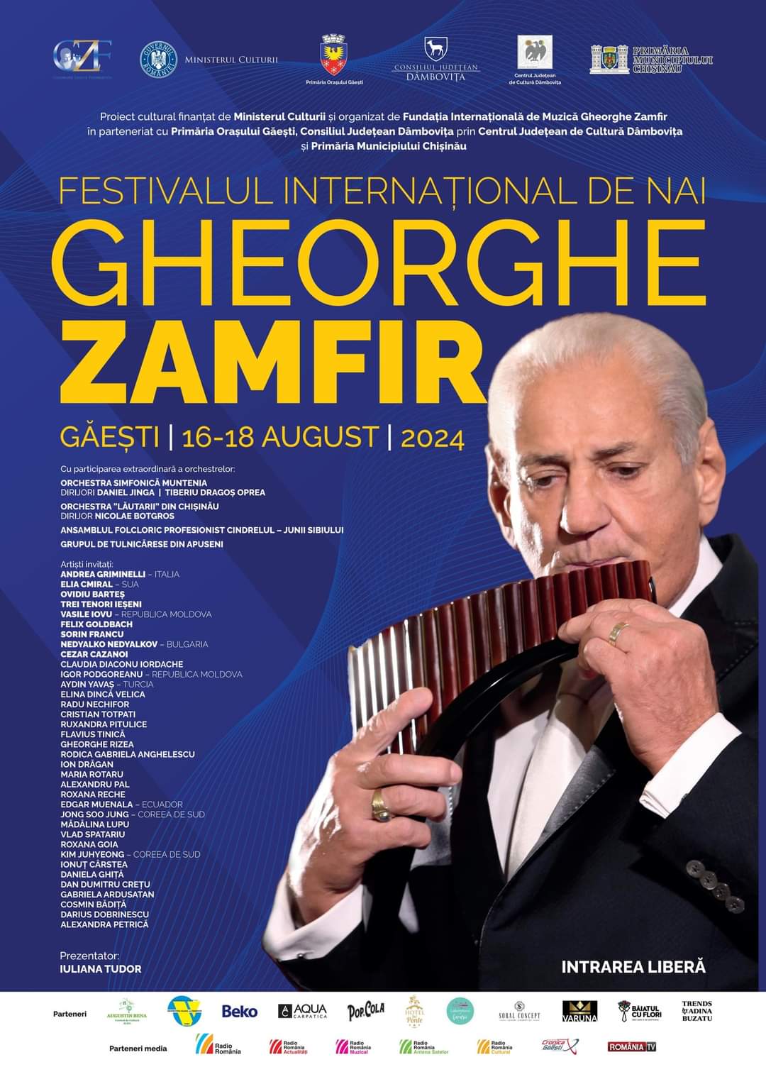 Universitatea "Valahia" din Târgoviște este partener la cea de-a VI-a ediție a Festivalului Internațional de Nai "Gheorghe Zamfir".