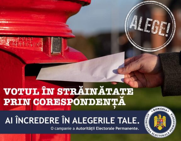 AEP: Este esențial ca toți cetățenii români să-și exercite dreptul de vot În contextul alegerilor prezidențiale și parlamentare din 2024, Autoritatea Electorală Permanentă (AEP) a lansat o campanie de informare