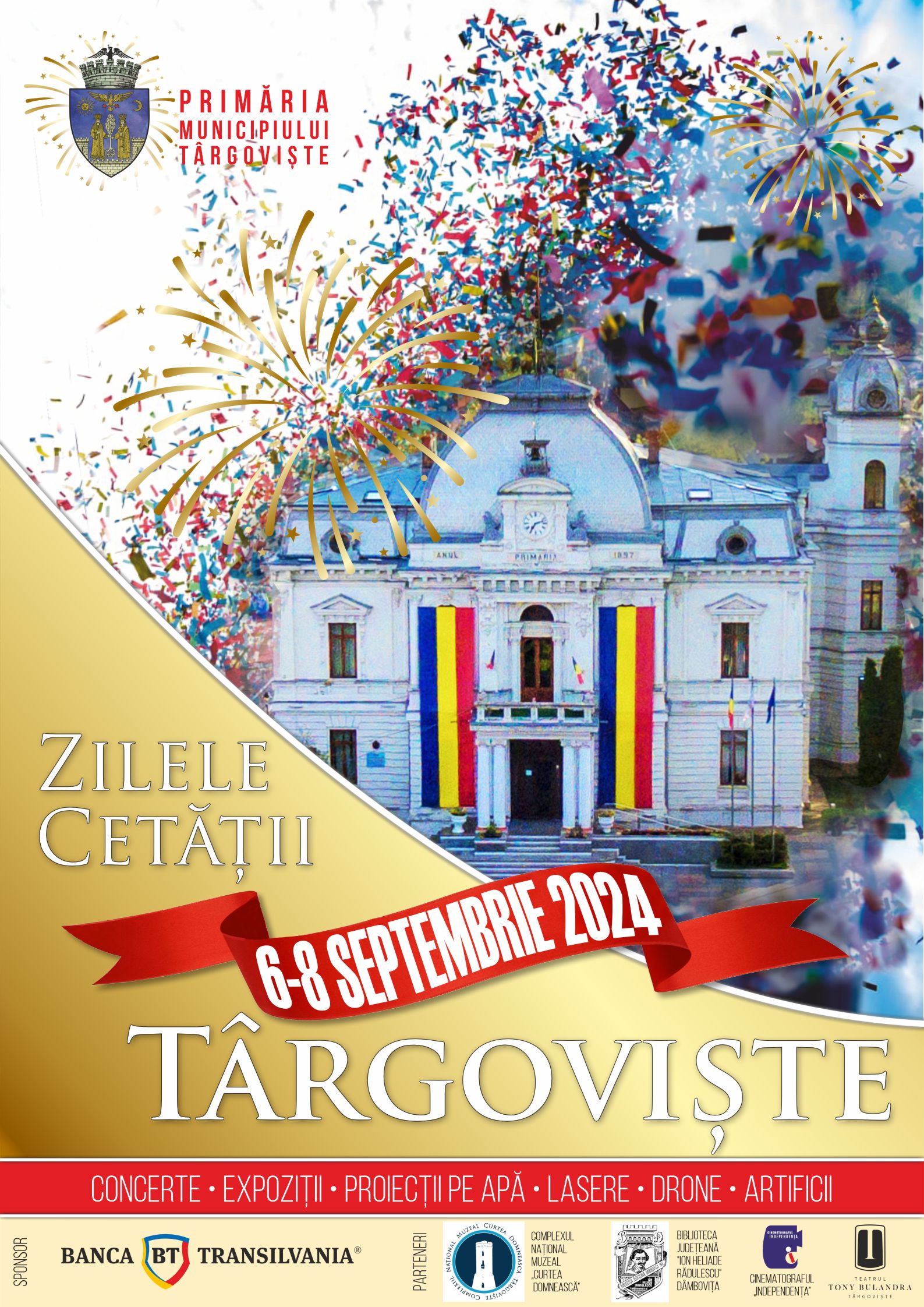 Primăria Târgoviște a anunțat un eveniment de amploare, Zilele Cetății, care va avea loc în perioada 6-8 septembrie.