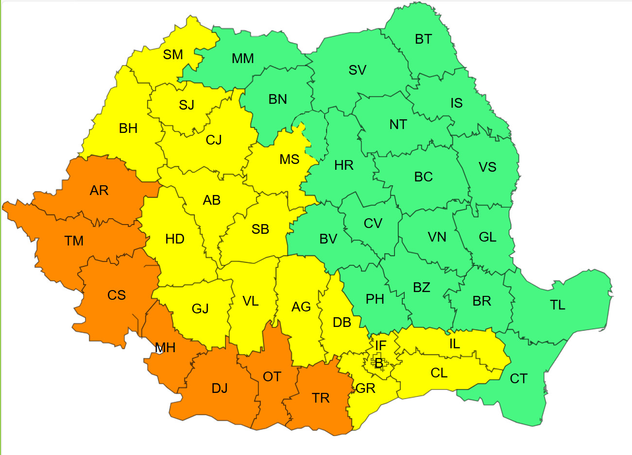 Județul Dâmbovița se află sub avertizare meteorologică cod galben de caniculă, iar autoritățile îndeamnă populația să fie extrem de precaută