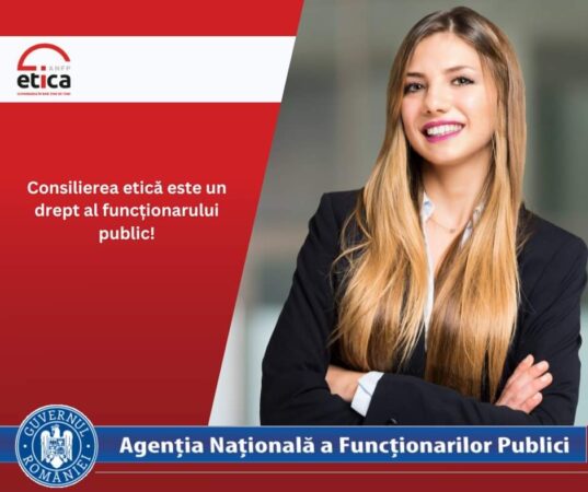 Consilierea etică este un drept al funcționarului public Consilierea etică este un drept al funcționarului public, o opțiune de care poate uza ori de câte ori consideră că este necesar și nu o obligație!