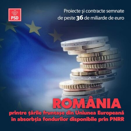 Performanța Guvernului Ciolacu în promovarea investițiilor și absorbția fondurilor europene Progrese remarcabile în implementarea PNRR.Preluarea portofoliului MIPE de către PSD a adus un avans considerabil în implementarea Planului Național