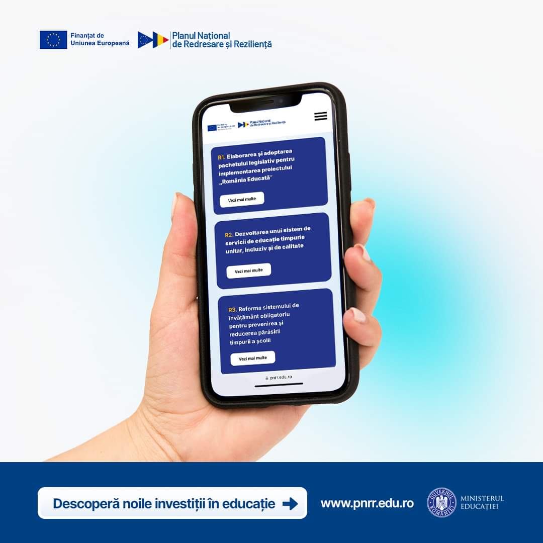 Ieri, Ministerul Educației din România a lansat platforma pnrr.edu.ro, marcând un pas important în eforturile de modernizare și îmbunătățire a sistemului educațional din țară.