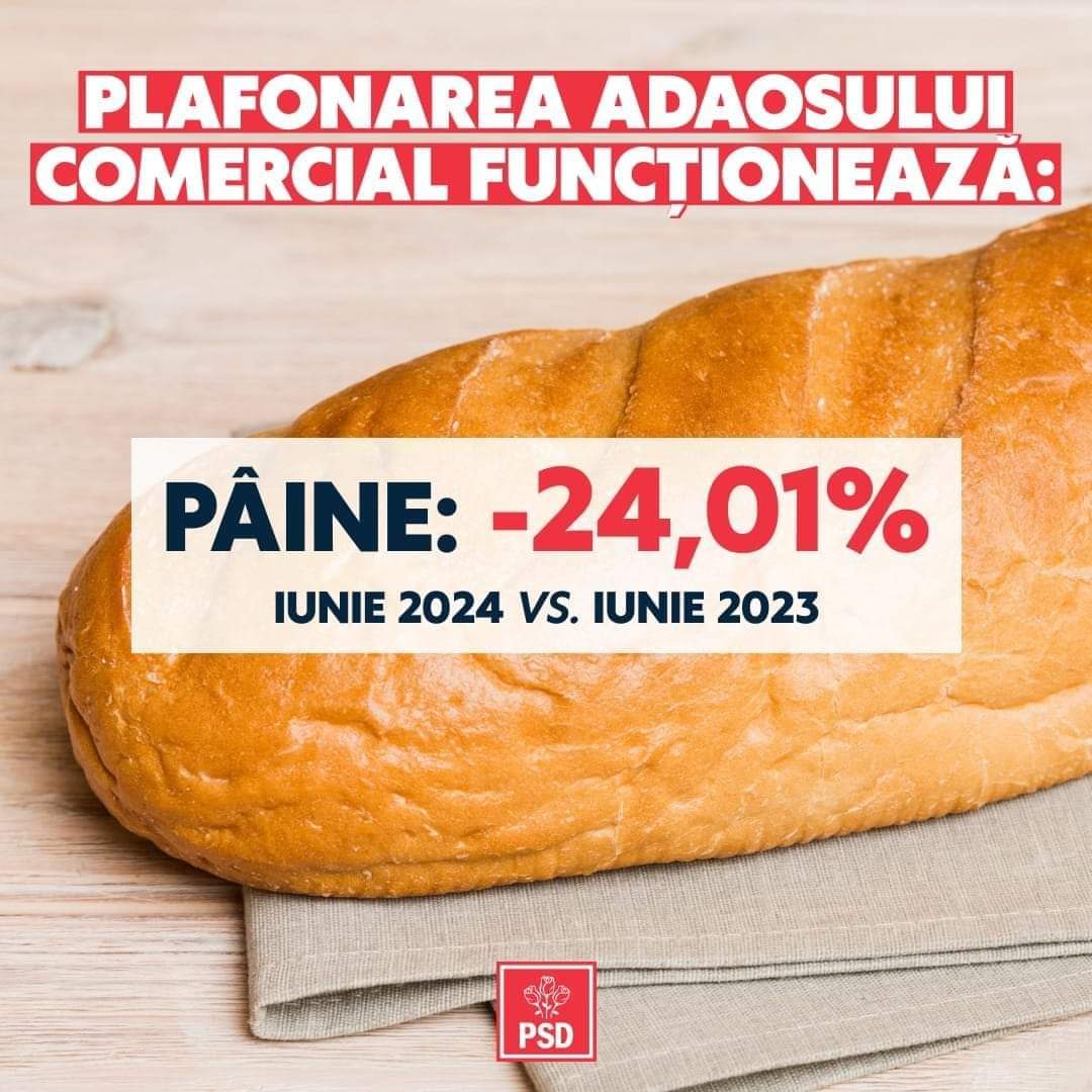 PSD spune că plafonarea adaosului comercial pentru alimente de bază a fost cea mai corectă decizie pentru stoparea creșterii