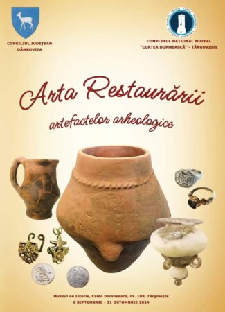 Muzeul de Istorie din Dâmbovița găzduiește o nouă expoziție fascinantă,  intitulată "Arta Restaurării Artefactelor Arheologice".