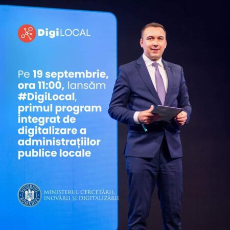 Pe 19 septembrie se lansează DigiLocal, primul program integrat de digitalizare a administrațiilor publice locale Primăriile și consiliile județene sunt instituțiile cu care românii interacționează cel mai des.