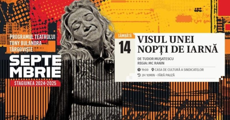 Teatrul Tony Bulandra din Târgoviște aduce o surpriză plină de bucurie pentru iubitorii de teatru.