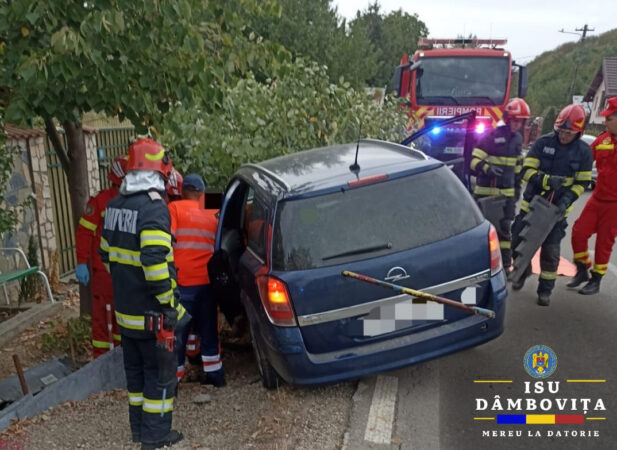 Polițiștii din cadrul Poliției Orașului Găești au fost sesizați cu privire la producerea unui accident rutier în comuna dâmbovițeană Hulubești.