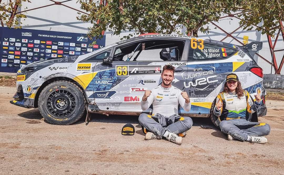 Frații Norbert și Francesca Maior, campioni europeni de juniori en-titre, sunt acum și vicecampioni mondiali în Junior WRC 2024, după o performanță spectaculoasă în Raliul Greciei.