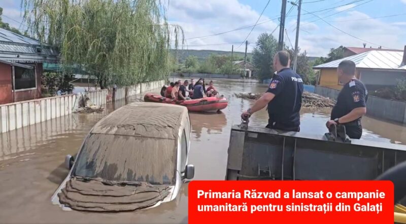 Primarul comunei Răzvad, Emanuel Spătaru, a lansat o campanie umanitară pentru a veni în ajutorul oamenilor afectați de inundațiile devastatoare din comuna Costache Negrii