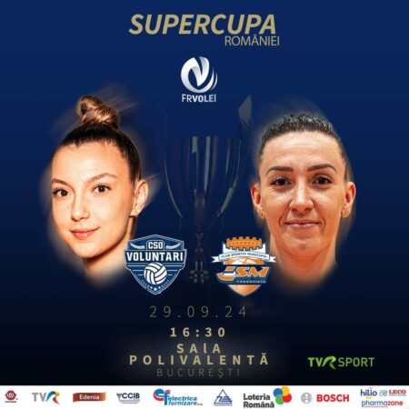 Supercupa României de Volei: CSO Voluntari – CSM Târgoviște deschide noul sezon într-un meci de neratat Sezonul de volei din România își va deschide cortina pe 29 septembrie, odată cu disputa pentru Supercupa României între campioana CSO Voluntari
