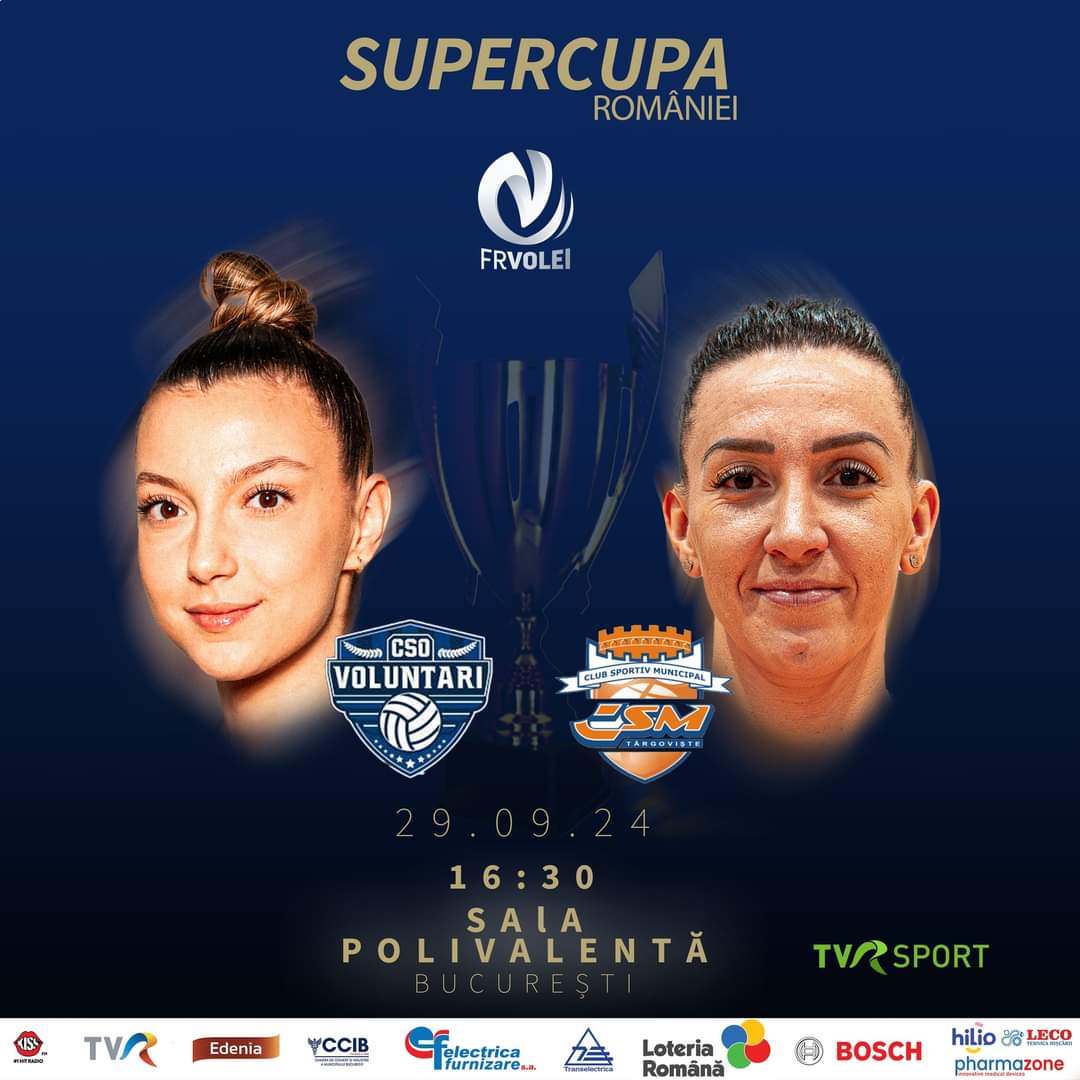 Sezonul de volei din România își va deschide cortina pe 29 septembrie, odată cu disputa pentru Supercupa României între campioana CSO Voluntari