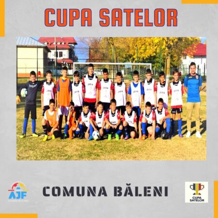 Comuna Băleni revine în forță la Cupa Satelor, iar copiii din localitate, coordonați de antrenorul Mihai Zaharia, sunt extrem de entuziasmați pentru