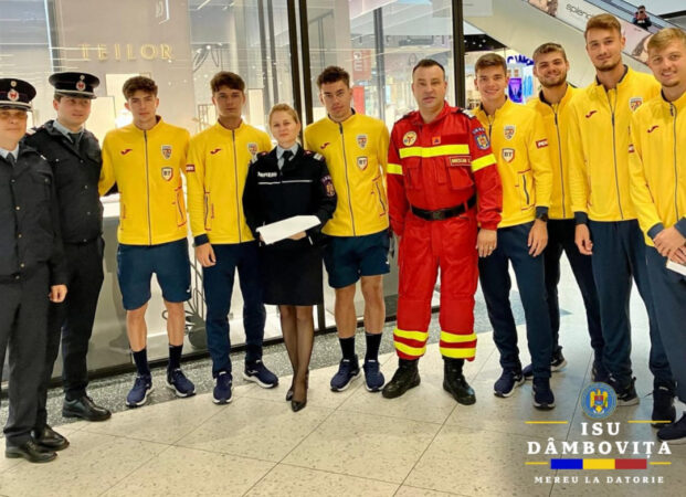 Inspectoratul pentru Situații de Urgență „Basarab I” Dâmbovița a organizat un punct de informare în incinta Dâmbovița Mall.