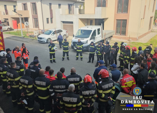 Ieri, 24 octombrie 2024, Inspectoratul pentru Situații de Urgență "Basarab I" din județul Dâmbovița a organizat un exercițiu complex