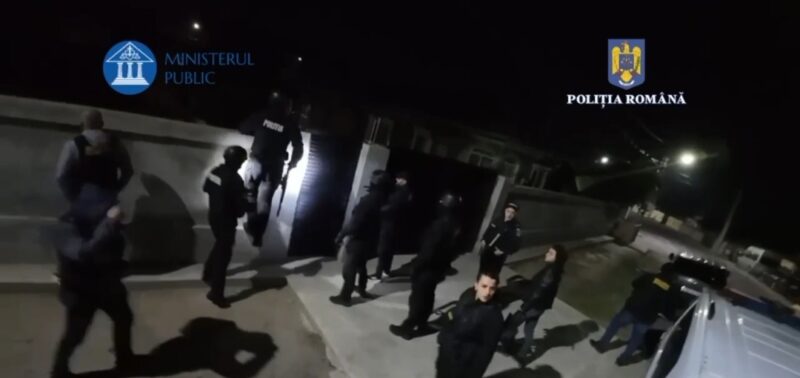 Polițiștii din Dâmbovița au desfășurat o acțiune majoră sub coordonarea Parchetului de pe lângă Înalta Curte de Casație și Justiție