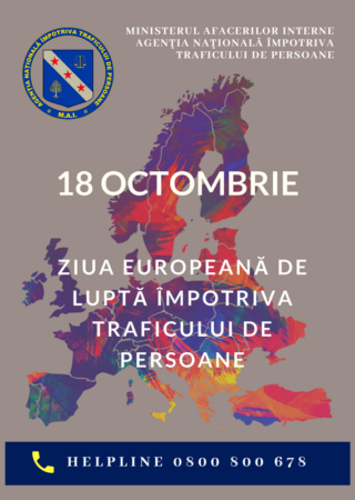 Pe 18 octombrie, Europa celebrează Ziua Europeană de Luptă Împotriva Traficului de Persoane, un moment crucial pentru conștientizarea unei probleme globale