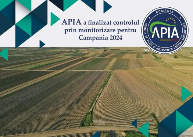 APIA a finalizat toate etapele fluxului procedural al realizării controlului prin monitorizare a suprafețelor pentru toți fermieri care au depus Cerere de plată pe suprafață în campania anului de cerere 2024.