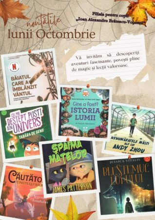  Biblioteca pentru  Copii din cartierul „Matei Basarab” al municipiului Târgoviște, vă invită să explorați noi titluri și să descoperiți