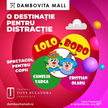 Teatrul Tony Bulandra Târgovişte și Dâmbovița Mall colaborează pentru a aduce o porție zdravănă de distracție în oraș.