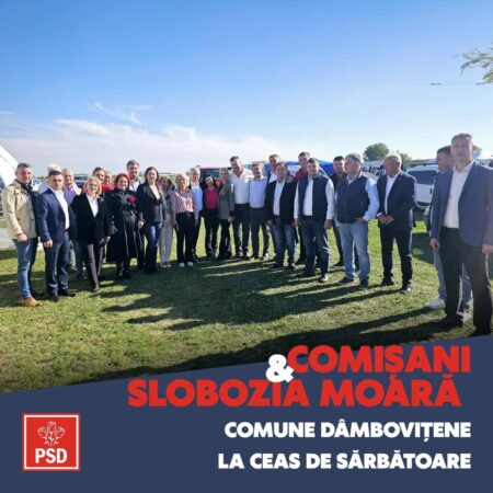 Echipa PSD Dâmbovița a fost prezentă în mijlocul comunităților din comunele Comișani și Slobozia Moară, unde au avut loc sărbători locale de tradiție.