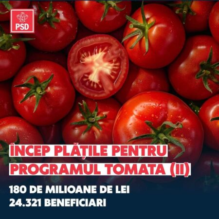 Partidul Social Democrat a anunțat că va asigura prezența roșiilor românești pe tot parcursul anului în piețe și supermarket-uri