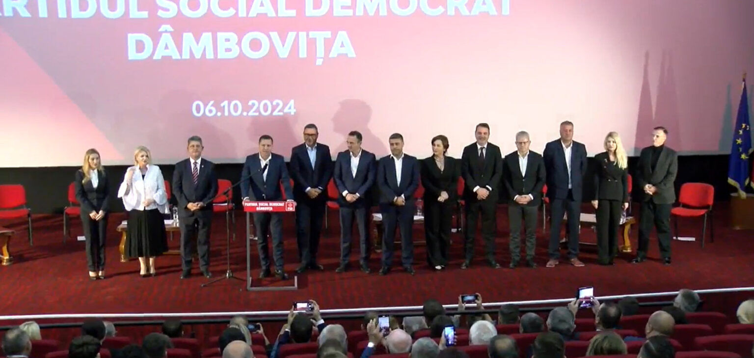 Conferința Județeană Extraordinară a PSD Dâmbovița, desfășurată la Cinematograful Independența