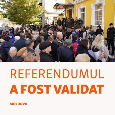 Pe 31 octombrie, Curtea Constituțională a Republicii Moldova a validat referendumul din 20 octombrie, prin care cetățenii
