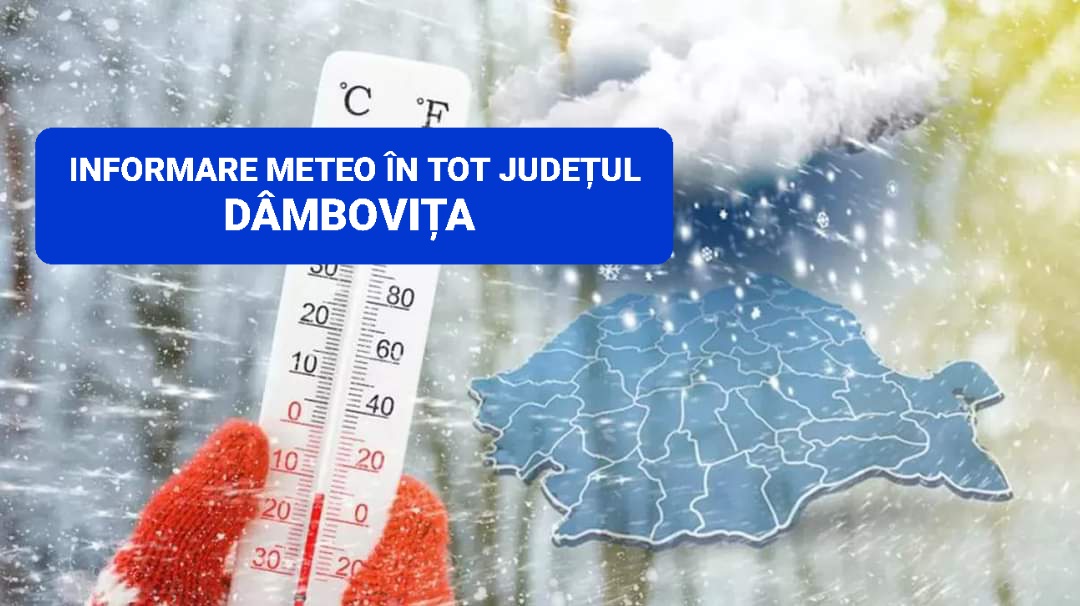 Un val de aer polar ce va aduce o răcire semnificativă și în județul Dâmbovița, începând din 21 noiembrie, cu efecte vizibile până pe 24 noiembrie.