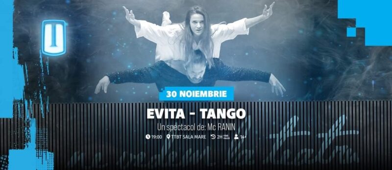 „Evita Tango”, un spectacol de neuitat care îmbină muzica, dansul și emoția Pe 30 noiembrie, Teatrul Municipal „Tony Bulandra” din Târgoviște aduce în fața publicului un spectacol cu totul special