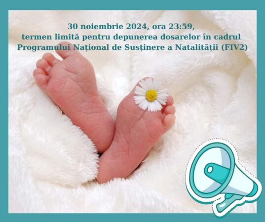 Cuplurile și persoanele singure care doresc să beneficieze de sprijin financiar pentru tratamentele de fertilizare in vitro (FIV)