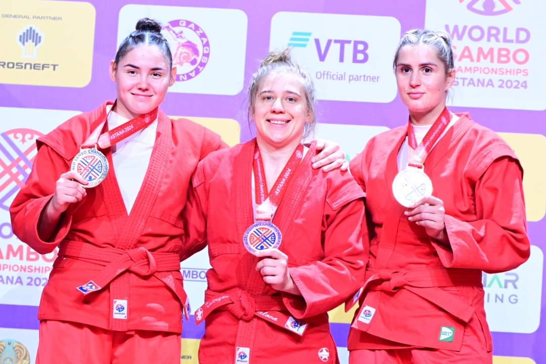 Katerina Moskalova a obținut medalia de bronz la categoria -80 kg la Campionatele Mondiale de Sambo din Astana, Kazakhstan, desfășurate între 8-10 noiembrie 2024.