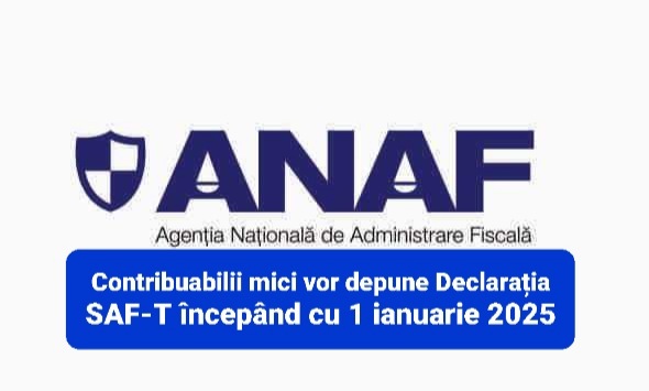 Începând cu 1 ianuarie 2025, contribuabilii mici din România vor fi obligați să depună Declarația Informativă D406 (SAF-T)