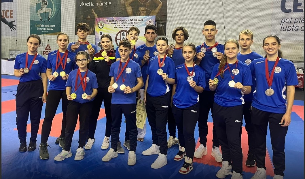 Sportivii de la CS Târgoviște au obținut rezultate impresionante la Campionatul Național de Karate Shito Ryu, competiție desfășurată pe 2 noiembrie