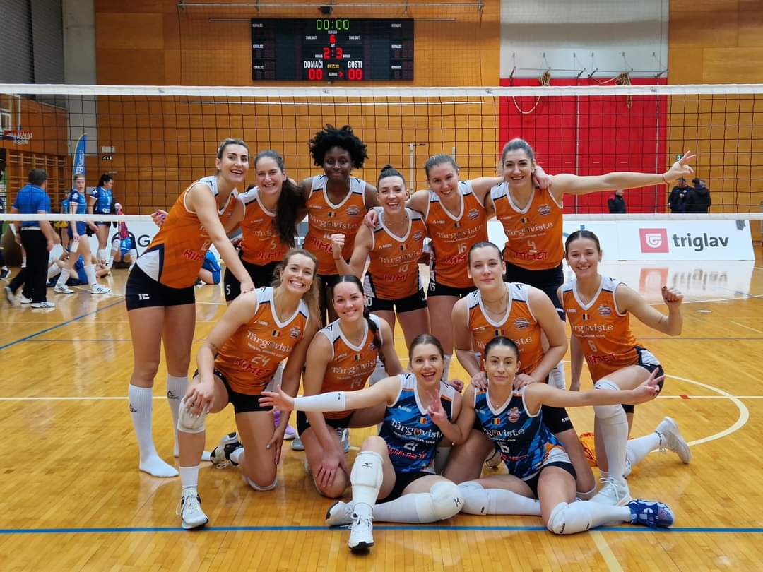 Echipa de volei CSM Târgoviște a reușit o victorie deosebită în deplasare, în cadrul competiției Challenge Cup, impunându-se