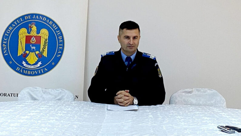 Jandarmeria Dâmbovița a prezentat ieri,  într-o conferință de presă susținută de colonelul Matei Mihai, rezultatele misiunilor de pază