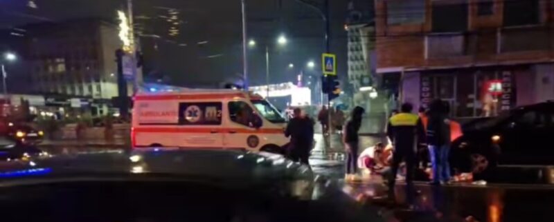 Accident rutier pe Bulevardul Mircea cel Bătrân din Târgoviște, în urma căruia un pieton a fost rănit. 
