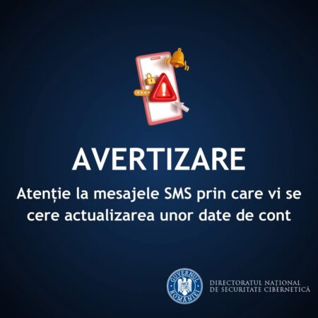  Directoratul Național de Securitate Cibernetică (DNSC) a fost notificat de mai multe tentative de fraudă prin care atacatorii încearcă