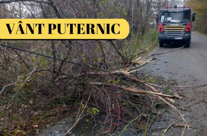 Astăzi, județul Dâmbovița este sub cod galben de vânt, iar temperaturile se vor menține extrem de scăzute. Maxima zilei va atinge doar