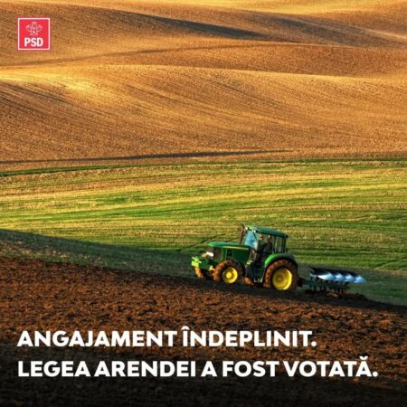 PSD Dâmbovița anunță  că ieri, un proiect legislativ deosebit de important pentru agricultura românească a fost adoptat în Parlamentul României.