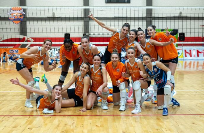 Echipa de volei a CSM Târgoviște a reușit o performanță extraordinară  câștigând cu 3-0 în meciul retur împotriva celor de la GEN-I Volley Nova Gorica