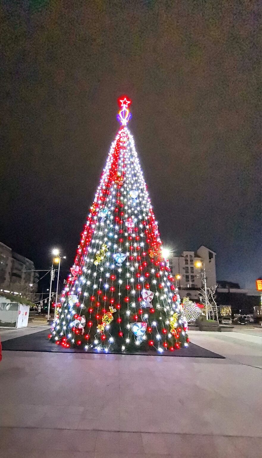 Moș Nicolae aduce magia sărbătorilor în Piața Tricolorului din Târgoviște.