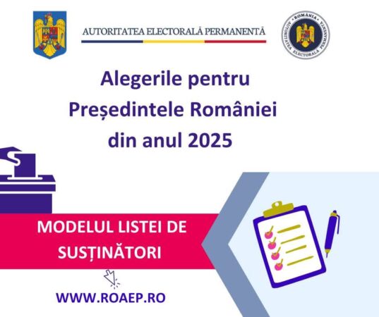 Autoritatea Electorală Permanentă (AEP) a anunțat oficial că, în conformitate cu Hotărârea Guvernului nr. 4/2025, alegerile pentru Președintele României