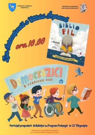 Ziua Internațională a Cititului Împreună la Biblioteca Județeană Dâmbovița Pe 5 februarie 2025, Filiala pentru copii a Bibliotecii Județene „I. H. Rădulescu” din Dâmbovița va deveni locul unei întâlniri speciale în cadrul celebrării Zilei Internaționale